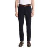 Tudors Erkek Slim Fit Chino Esnek Yandan Cepli Önü Fermuarlı Pamuklu Dokulu Lacivert Pantolon - 38