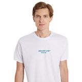 Tudors Erkek Slim Fit Dar Kesim %100 Pamuk Yumuşak Dokulu Baskılı Beyaz Bisiklet Yaka Tişört - Beyaz3 - XL