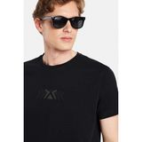 Tudors Erkek Slim Fit Dar Kesim %100 Pamuk Yumuşak Dokulu Baskılı Siyah Bisiklet Yaka Tişört - Siyah4