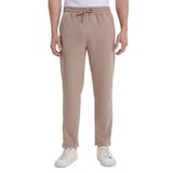 Tudors Erkek Slim Fit Dar Kesim Beli Bağcıklı 3 Cepli Geniş Paça Koyu Eşofman Altı,Vizon Xl
