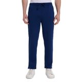 Tudors Erkek Slim Fit Dar Kesim Beli Bağcıklı 3 Cepli Geniş Paça Lacivert Eşofman Altı - 2XL