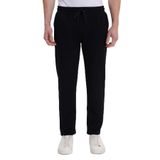 Tudors Erkek Slim Fit Dar Kesim Beli Bağcıklı 3 Cepli Geniş Paça Siyah Eşofman Altı - 2XL
