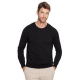 Tudors Erkek Slim Fit Dar Kesim Bisiklet Yaka Siyah Kazak - 2XL