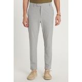Tudors Erkek Slim Fit Dar Kesim Chino Yandan Cepli Pamuklu Gri Pantolon - 34