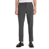 Tudors Erkek Slim Fit Dar Kesim Esnek Yan Cepli Bilek Boy Canvas Pantolon,Koyu Gri 34