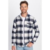 Tudors Erkek Slim Fit Dar Kesim Oduncu Tek Cepli Kareli Kışlık Gömlek - Multicolor