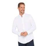 Tudors Erkek Slim Fit Dar Kesim Pamuklu Kolay Ütü Beyaz Hakim Yaka Gömlek - XL