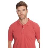 Tudors Erkek Slim Fit Dar Kesim Pamuklu Yumuşak Dokulu Serin Tutan Kumaş Düz Pike Kiremit Polo Yaka Tişört - 2XL