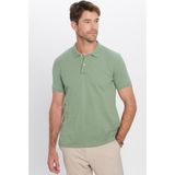 Tudors Erkek Slim Fit Dar Kesim Pamuklu Yumuşak Dokulu Serin Tutan Kumaş Düz Pike Polo Yaka Tişört
