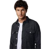Tudors Erkek Slim Fit Dar Kesim Uzun Kollu Çizgili Çift Cepli Kışlık Oduncu Gömlek,Multi S 2007004153488