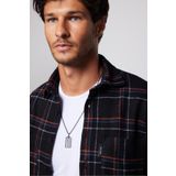 Tudors Erkek Slim Fit Dar Kesim Uzun Kollu Kareli Çift Cepli Kışlık Oduncu Gömlek