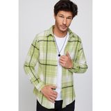 Tudors Erkek Slim Fit Dar Kesim Uzun Kollu Kareli Kışlık Oduncu Gömlek - XL - Karışık