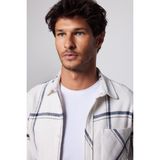 Tudors Erkek Slim Fit Dar Kesim Uzun Kollu Kareli Tek Cepli Kışlık Oduncu Gömlek - Desenli - XL