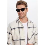 Tudors Erkek Slim Fit Dar Kesim Uzun Kollu Kareli Tek Cepli Kışlık Oduncu Gömlek - Desenli