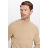 Tudors Erkek Slim Fit Dar Kesim Yarım Balıkçı Yaka Düz Taş Triko Kazak - XL