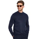 Tudors Erkek Slim Fit Dar Kesim Yarım Balıkçı Yaka Tüylenmeyen Yumuşak Dokulu Triko Kazak,Lacivert L