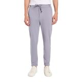 Tudors Erkek Slim Fit Pamuklu Beli Bağlamalı Yan Cepli Katlamalı Paça Jogger Gri Pantolon - 2XL