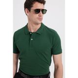 Tudors Erkek Slim Fit Polo Yaka T-shirt,%100 Pamuk, Kısa Kollu, Haki, 2XL