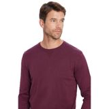 Tudors Erkek Standart Fit Normal Kesim Bisiklet Yaka Triko Kazak,Bordo S 2007004057625