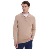Tudors Erkek Standart Fit Normal Kesim Pamuklu Polo Yaka Taş Kazak - 2XL