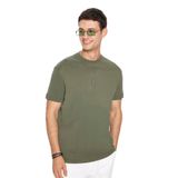 TUDORS Erkek Unisex Relax Fit Rahat Kesim%100 Pamuk Bisiklet Yaka Tişört, S, TS240020-L39, Haki, Unisex Yetişkin