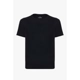 TUDORS Erkek Unisex Slim Fit Bisiklet Yaka Tişört, XS, ST240001-01, Siyah, Unisex Yetişkin