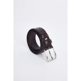 Tudors Erkek%100 Hakiki Deri 3 5 Cm Klasik Kemer,Kahverengi L