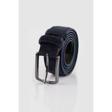 Tudors Erkek%100 Hakiki Deri 3 5 Cm Klasik Kemer,Lacivert S 2007003950613