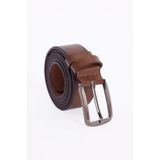 Tudors Erkek%100 Hakiki Deri 3 5 Cm Klasik Renk Kemer,Taba L