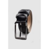 Tudors Erkek%100 Hakiki Deri 3 5 Cm Klasik Siyah Kemer,Multi M
