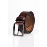 Tudors Erkek%100 Hakiki Deri 4 Cm Spor Kemer,Kahverengi M 2007004062124