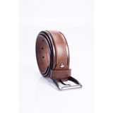 Tudors Erkek%100 Hakiki Deri 4 Cm Spor Renk Kemer