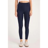 Tudors Kadın Slim Fit Dar Kesim Scuba Kumaş Beli Lastikli Tayt,Lacivert Xl