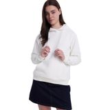 TUDORS Kapüşonlu Kanguru Cepli Relax Fit Pamuklu Sweatshirt, XL, SW250024, Ekru, kadın