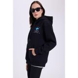 Tudors Kapüşonlu Sweatshirt Oversize Geniş Kesim İçi Polarlı Baskılı , SW250027