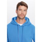 TUDORS Kapüşonlu Sweatshirt Oversize Geniş Kesim İçi Polarlı, XL, SW240001-01, Mavi, erkek