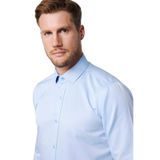 TUDORS Modern Slim Fit Düz Saten Pamuklu Sax Mavi Gömlek, XL, MD210001-172, Sax Mavi, Erkek