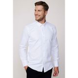 TUDORS Modern Slim Fit Uzun Kollu Pamuklu Kolay Ütü Armürlü Gömlek, MD14001-630