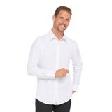 Tudors Modern Slim Fit Uzun Kollu Pamuklu Kolay Ütü Erkek Beyaz Gömlek - XL