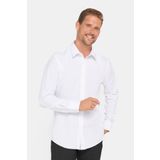Tudors Modern Slim Fit Uzun Kollu Pamuklu Kolay Ütü Erkek Beyaz Gömlek