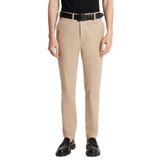 TUDORS Regular Fit Chino Pantolon Esnek Yandan Cepli Önü Fermuarlı Pamuklu Dokulu, 36, PN250002, Bej, Erkek