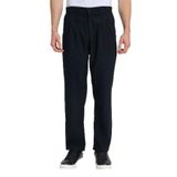 TUDORS Regular Fit Çift Pileli Beli Lastikli Rahat Kesim Bol Paça Baggy Pantolon, 36, PN250004, Lacivert, Erkek