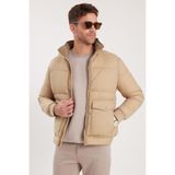 TUDORS Regular Fit Dik Yaka Mont, M, Regular Fit Dik Yaka Mont, Kum, Erkek