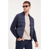 TUDORS Regular Fit Fermuarlı Mont, M, Regular Fit Fermuarlı Mont, Lacivert, Erkek