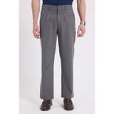 TUDORS Regular Fit Klasik Kesim Normal Bel Geniş Paça Açık Gri Pantolon, S, PN250036, Açık Gri, Erkek