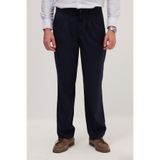 TUDORS Regular Fit Klasik Kesim Normal Bel Geniş Paça Pantolon, M, PN250036, Lacivert, Erkek