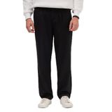 TUDORS Regular Fit Klasik Kesim Normal Bel Geniş Paça Pantolon, M, PN250036, Siyah, Erkek