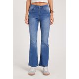TUDORS Regular Fit Klasik Kesim Pamuklu İspanyol Paça Jean Pantolon, PN250041