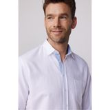 TUDORS Regular Fit Klasik Kesim Spor Yaka Oxford Garnili Gömlek, M, KL230037-700, Beyaz, Erkek