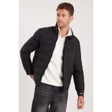 TUDORS Regular Fit Mont, 2XL, Regular Fit Mont, Siyah, Erkek